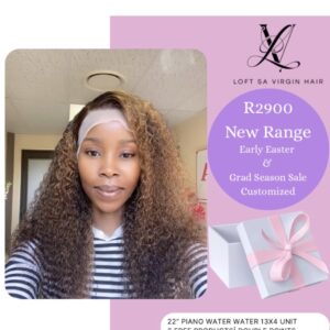 22” HQ PIANO WATER WAVE 13x4 UNIT