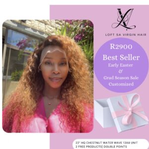 22” HQ WW CHESTNUT 13x4 UNIT