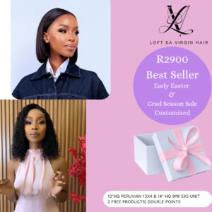 10” HQ PERUVIAN FRONTAL & 14” HQ WATER WAVE 5x5 UNIT