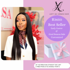 26” HQ PERUVIAN STRAIGHT 5x5 UNIT