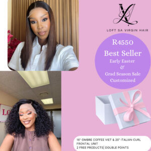 16” SDD OMBRÉ COFFEE VIETNAMESE & 20” HQ ITALIAN FRONTAL UNIT